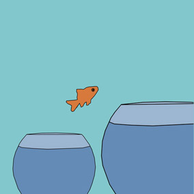 Fisch Mut klein